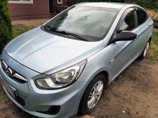 2011 Hyundai Solaris I, голубой, 830000 рублей, вид 3