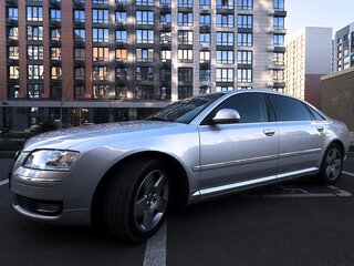 2007 Audi A8 Long II (D3) Рестайлинг 2, серебристый, 1100000 рублей, вид 5