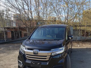 2018 Honda Stepwgn V Рестайлинг, чёрный, 1700000 рублей, вид 1