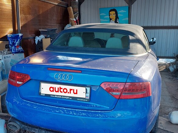 2010 Audi A5 I (8T), синий, 2490000 рублей