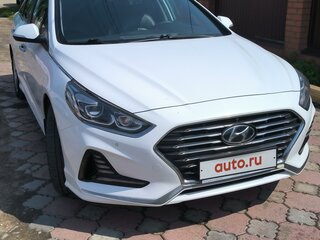 2019 Hyundai Sonata VII (LF) Рестайлинг, белый, 1750000 рублей, вид 1