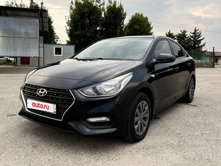 2017 Hyundai Solaris II, чёрный, 1259000 рублей, вид 1
