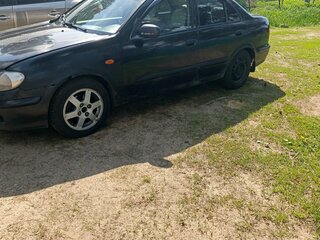 2002 Nissan Almera II (N16), чёрный, 125000 рублей, вид 3