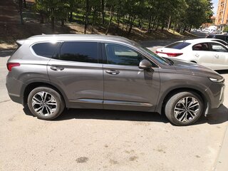 2019 Hyundai Santa Fe IV, серый, 3249000 рублей, вид 5