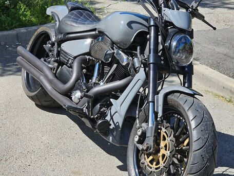 2007 Yamaha XV 1700 Warrior, серый, 1500000 рублей, вид 3
