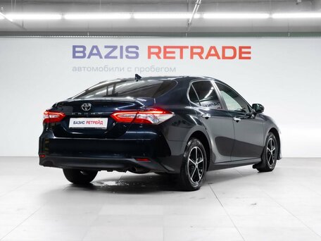 2018 Toyota Camry VIII (XV70), синий, 2300000 рублей, вид 5