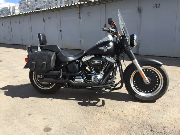 2011 Harley-Davidson Fat Boy, чёрный - вид 2
