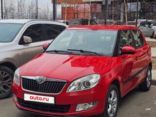 2012 Skoda Fabia II Рестайлинг, красный, 1050000 рублей, вид 1