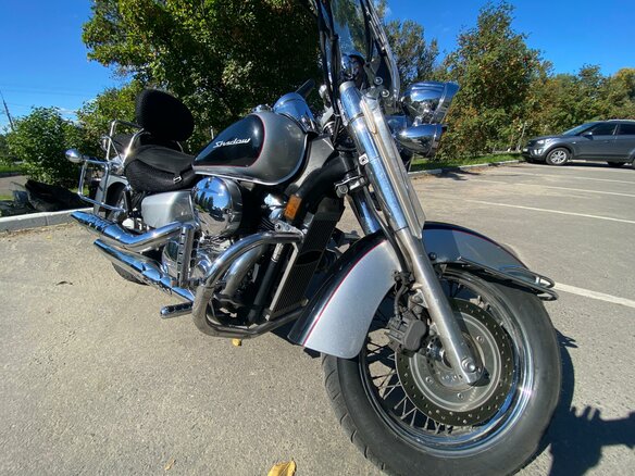 2008 Honda Shadow 750, серебристый, 500000 рублей - вид 7