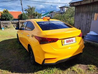 2019 Hyundai Solaris II, жёлтый, 600000 рублей, вид 3