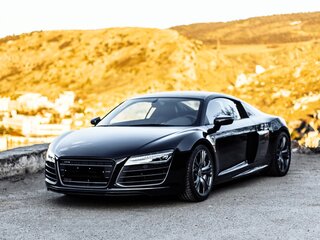 2014 Audi R8 V10 plus I (Typ 42) Рестайлинг, чёрный, 9000000 рублей, вид 1