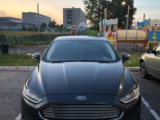 2013 Ford Fusion (North America) II, чёрный, 950000 рублей, вид 3