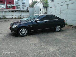 2008 Mercedes-Benz C-Класс 230 III (W204), чёрный, 1350000 рублей, вид 4
