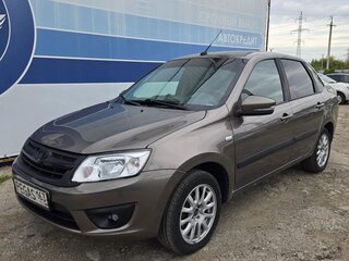 2015 Lada (ВАЗ) Granta I, коричневый, 420000 рублей, вид 2