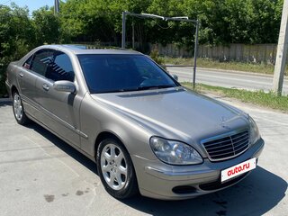2003 Mercedes-Benz S-Класс 500 IV (W220) Рестайлинг, серый, 800000 рублей, вид 4