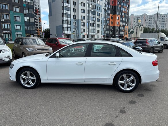 2014 Audi A4 IV (B8) Рестайлинг, белый, 1500000 рублей - вид 3