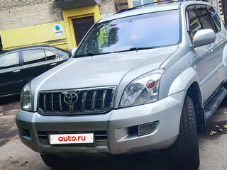 2006 Toyota Land Cruiser Prado 5-speed 120 Series, серебристый, 3000000 рублей, вид 1