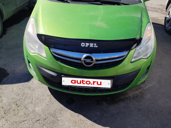 2012 Opel Corsa D Рестайлинг II, зелёный, 300000 рублей - вид 1