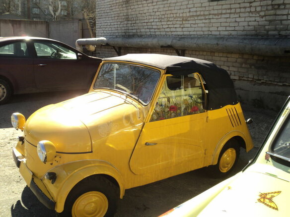 1964 СМЗ С-3А С-3АМ, жёлтый