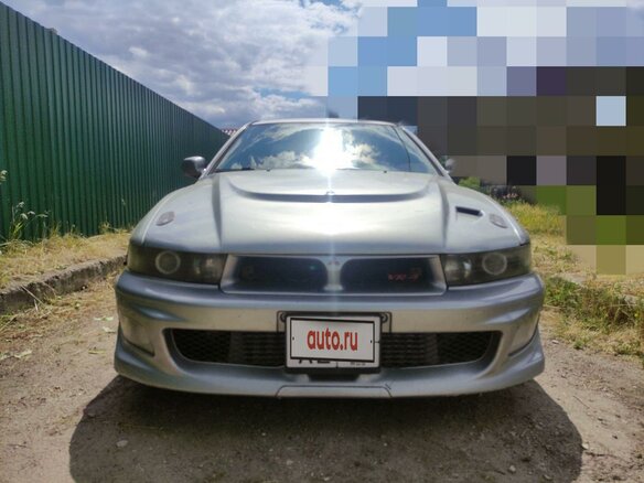 2002 Mitsubishi Galant VIII Рестайлинг, серый