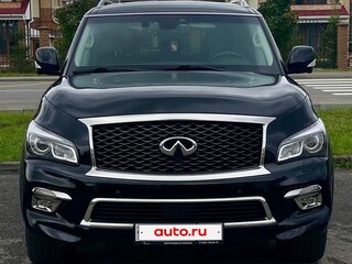 2017 Infiniti QX80 I Рестайлинг, чёрный, 3300000 рублей, вид 2