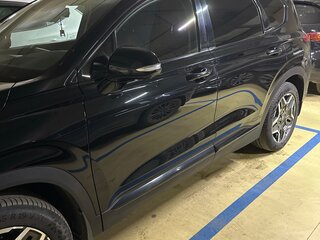 2021 Hyundai Santa Fe IV Рестайлинг, чёрный, 3550000 рублей, вид 4