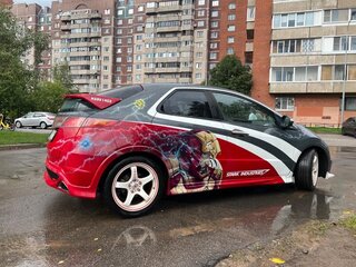 2008 Honda Civic VIII, красный, 730000 рублей, вид 5