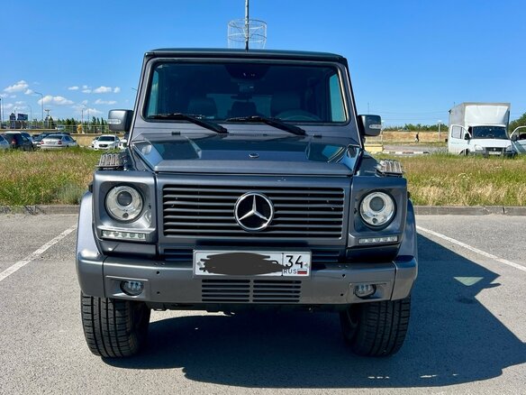 2002 Mercedes-Benz G-Класс 320 II (W463), серый, 2100000 рублей - вид 1