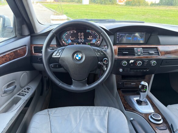 2008 BMW 5 серии 528i V (E60/E61) Рестайлинг, серый - вид 35