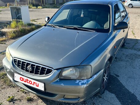 2004 Hyundai Accent ТагАЗ II, серый, 220000 рублей, вид 2
