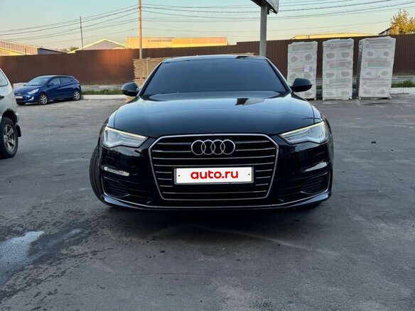 2015 Audi A6 IV (C7) Рестайлинг, чёрный, 2500000 рублей - вид 1