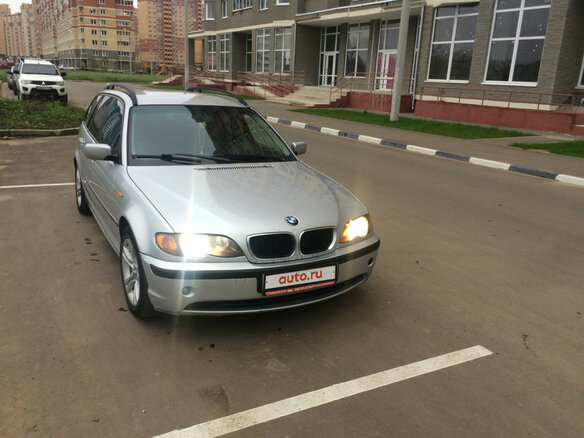 2002 BMW 3 серии 320d IV (E46) Рестайлинг, серый