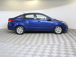 2015 Kia Rio III Рестайлинг, синий, 970000 рублей, вид 4