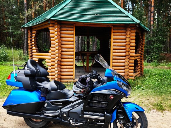 2017 Honda GL 1800 Gold Wing, синий, 2000000 рублей - вид 7