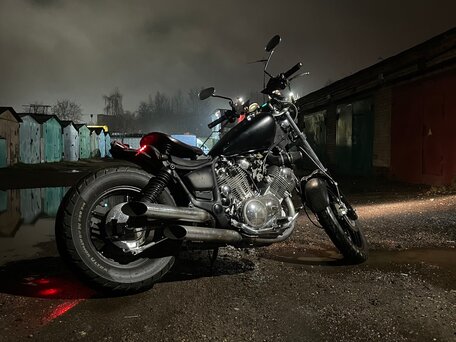 1991 Yamaha XV1100 Virago, чёрный, 270000 рублей, вид 1
