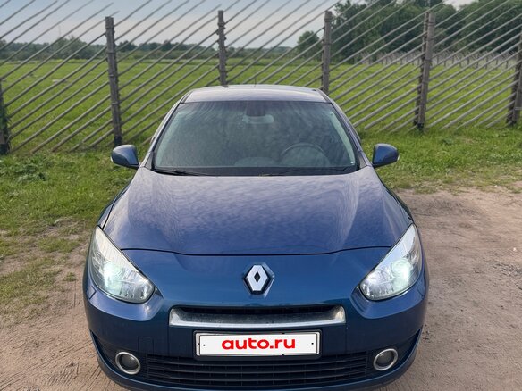 2010 Renault Fluence I, синий - вид 1