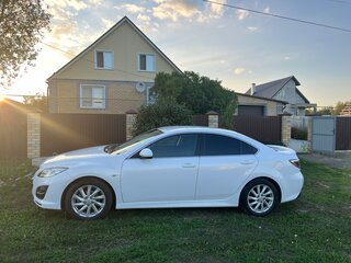 2011 Mazda 6 II (GH) Рестайлинг, белый, 1300000 рублей, вид 4
