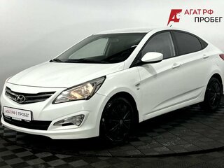 2014 Hyundai Solaris I, белый, 965000 рублей, вид 2