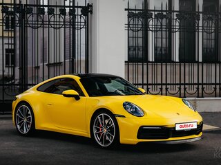 2021 Porsche 911 Carrera 4S VIII (992), жёлтый, 15300000 рублей, вид 1