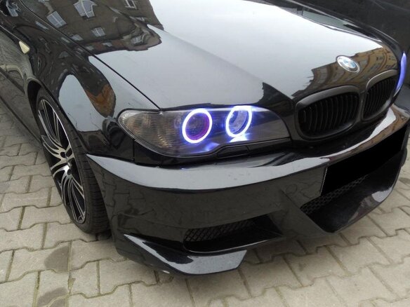 2005 BMW 3 серии 330i IV (E46) Рестайлинг, чёрный - вид 1