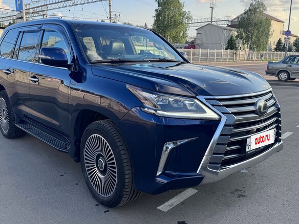 2019 Lexus LX 570 III Рестайлинг 2, синий, 8975000 рублей - вид 5