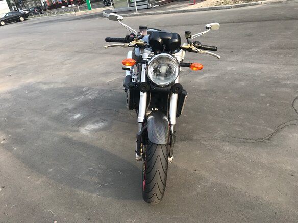 2001 Ducati Monster S4, серый - вид 2