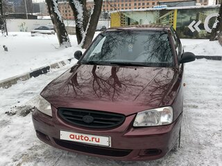 2010 Hyundai Accent ТагАЗ II, красный, 590000 рублей, вид 3