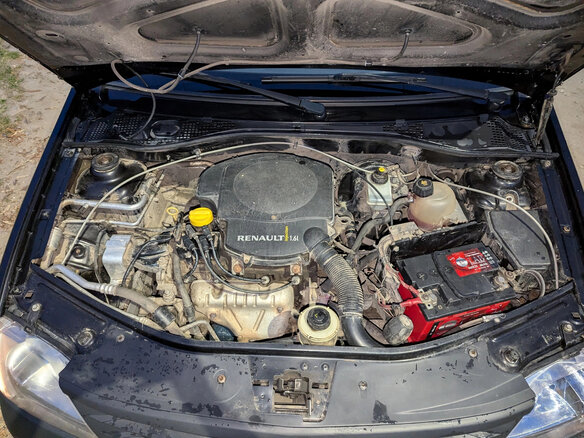 2009 Renault Logan I, чёрный, 310000 рублей - вид 13