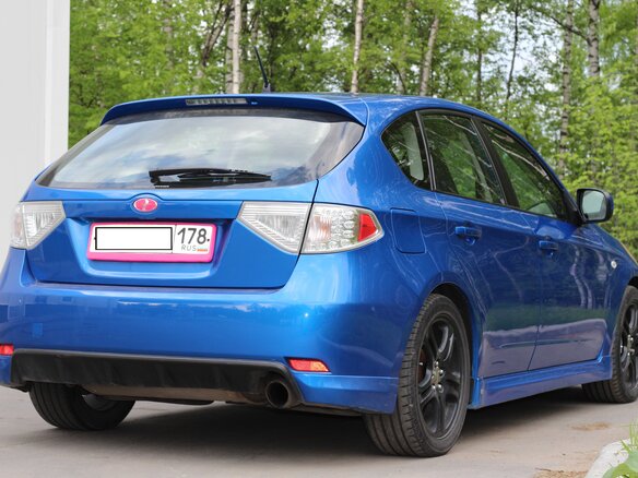 2007 Subaru Impreza WRX III, синий - вид 3