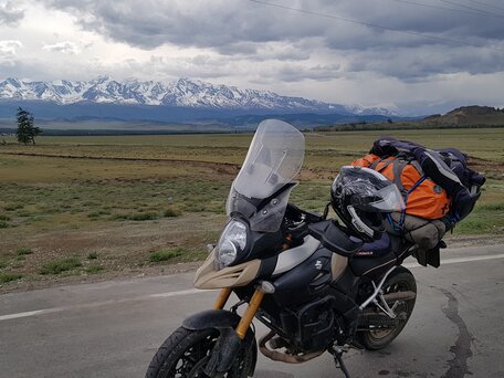 2014 Suzuki V-Strom 1000, бежевый, 950000 рублей, вид 2