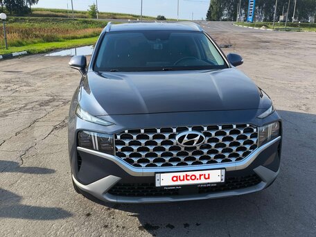 2021 Hyundai Santa Fe IV Рестайлинг, серый, 3600000 рублей, вид 3