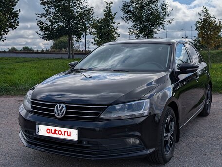 2014 Volkswagen Jetta VI Рестайлинг, чёрный, 890000 рублей, вид 1