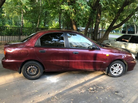 2007 Chevrolet Lanos I, красный - вид 2