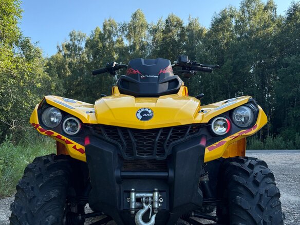 2012 BRP Can-Am Outlander MAX 500, жёлтый, 790000 рублей - вид 15